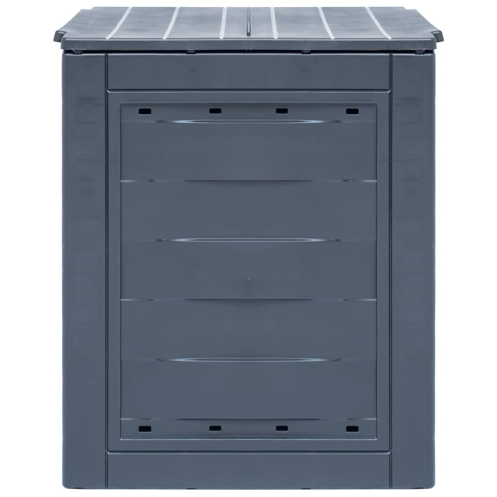 vidaXL Այգու կոմպոստատոր մոխրագույն 23.6"x23.6"x28.7" 68.7 գալոն