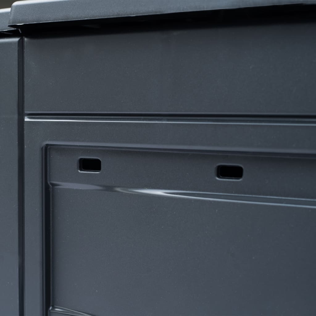 vidaXL Այգու կոմպոստատոր մոխրագույն 23.6"x23.6"x28.7" 68.7 գալոն