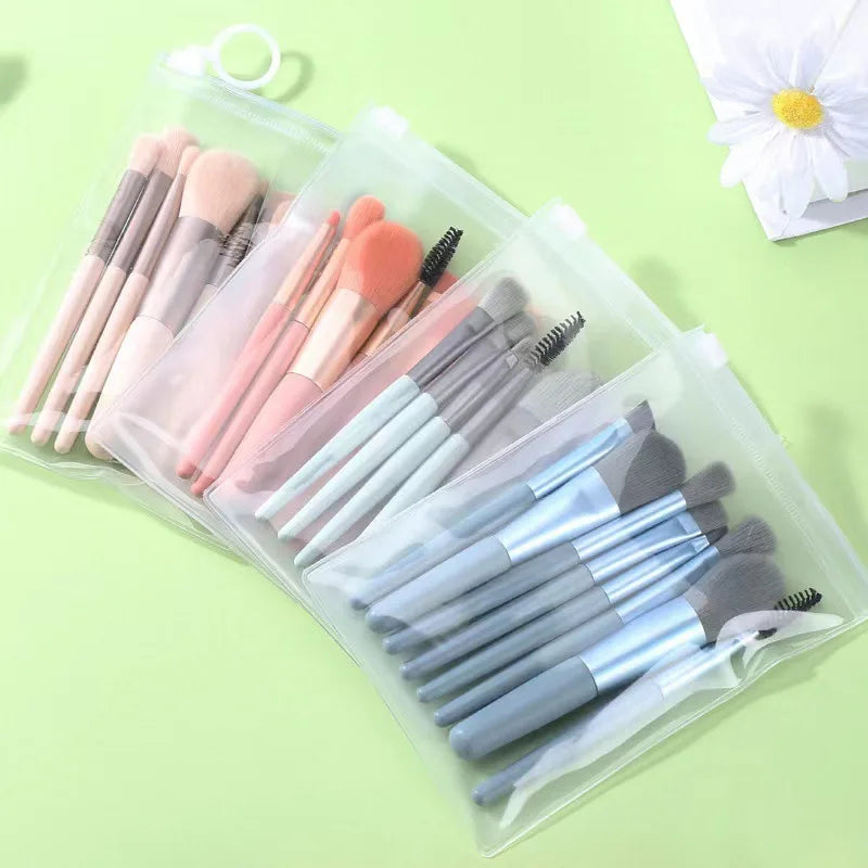 8PCS Macaron Makeup Brushes Set for Women