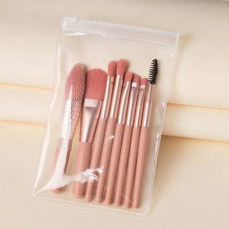8PCS Macaron Makeup Brushes Set for Women