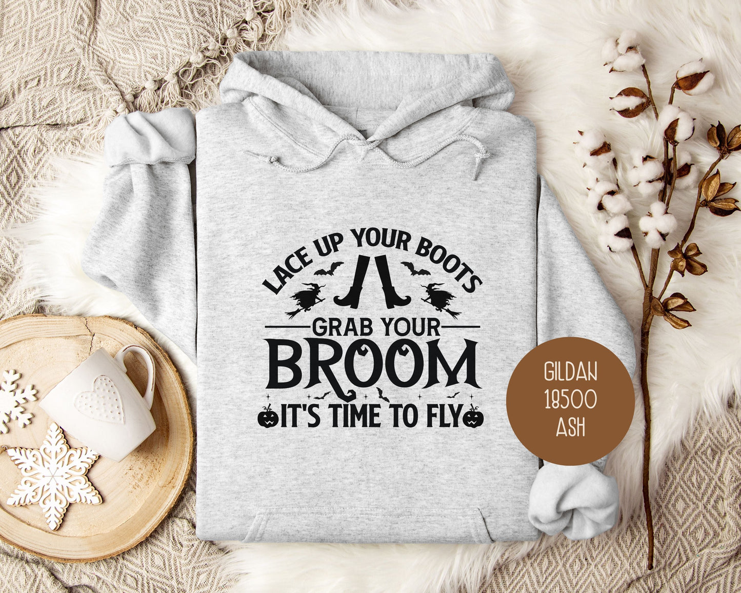 It's Time To Fly Witches Broom Only Hoodie