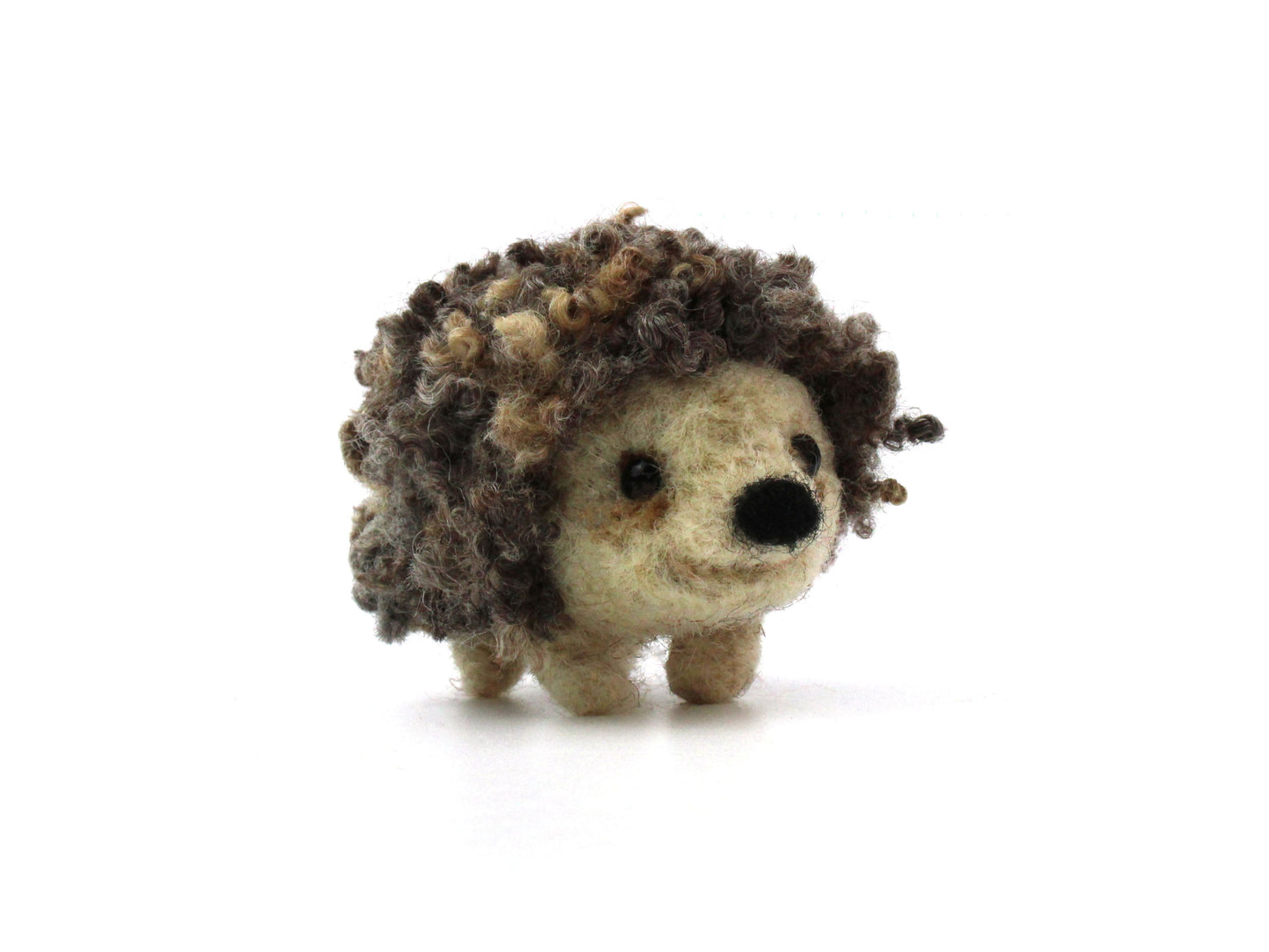 Felting Kit - Curly Hedgehog Small Kit Needle Felting Kit
