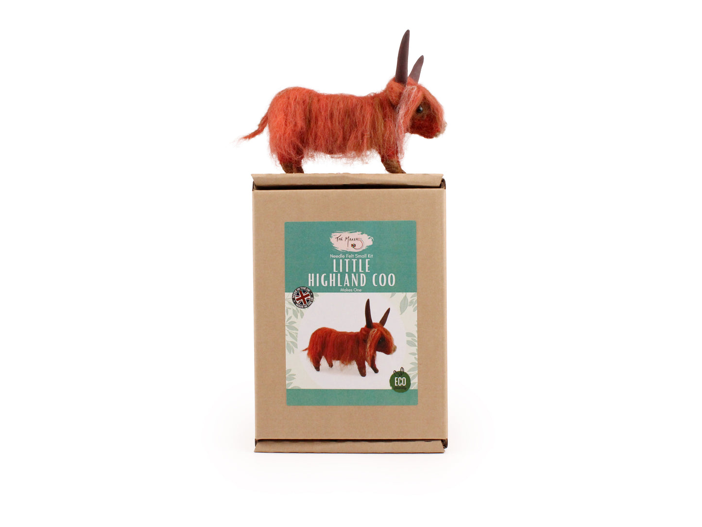 Felting Kit - Highland Cow Small Kit Needle Felting Kit