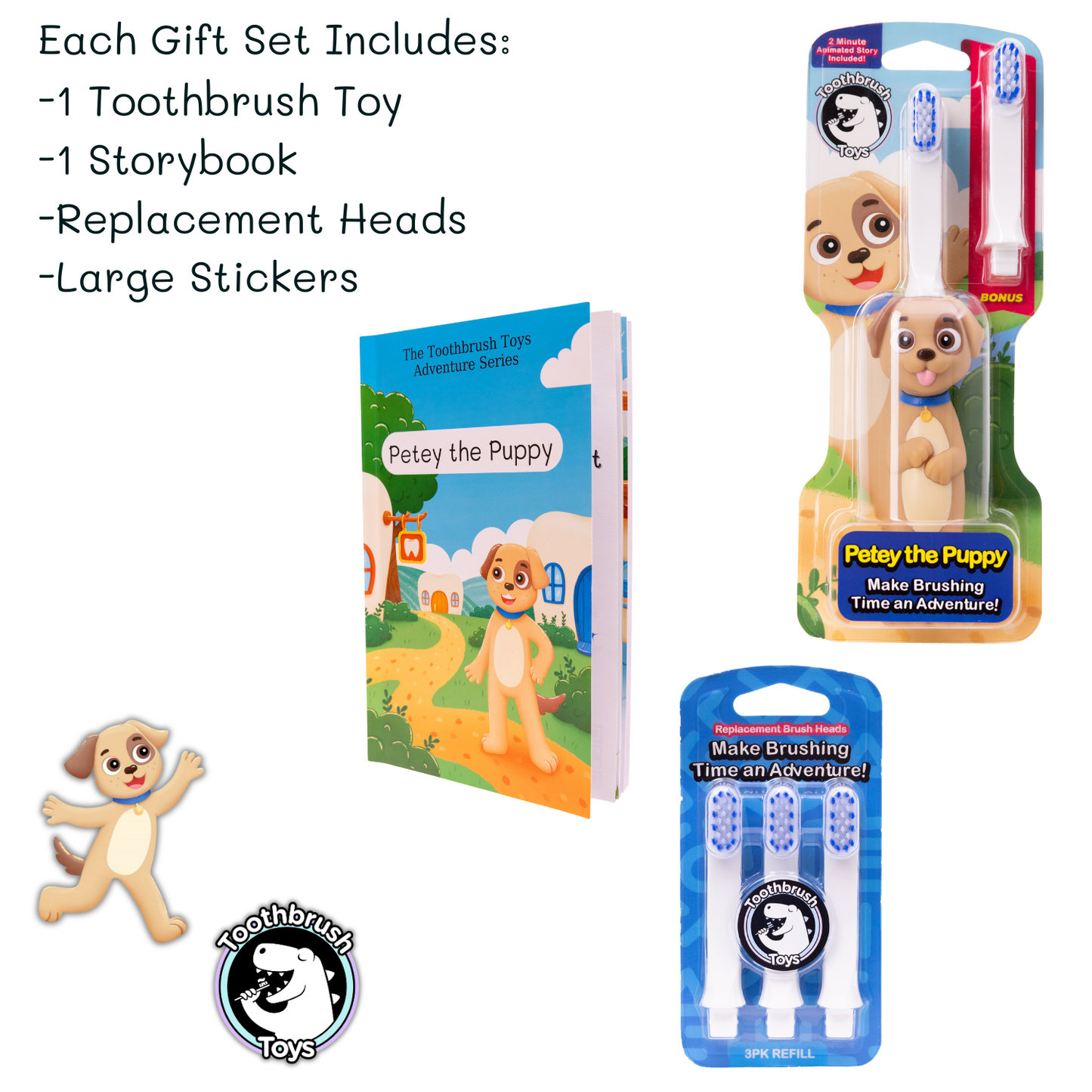 NEW! The Toothbrush Toys Gift Set