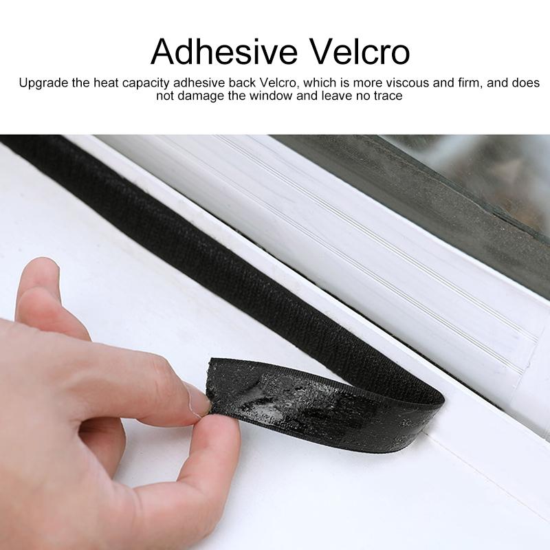 NNEIDS Double-Layer Insulation Film For Indoor Windows - Windproof Warm Soundproof - 1.4X1.8M