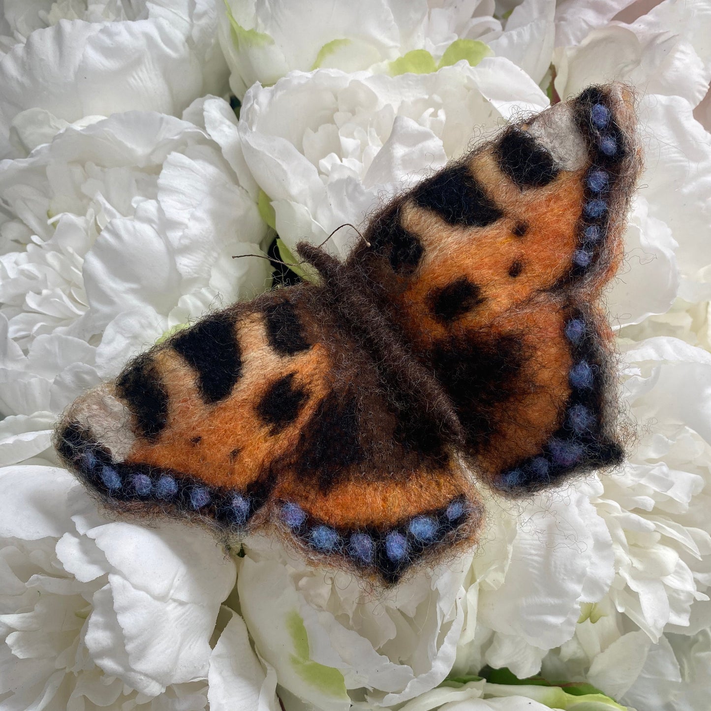 Felting Kit - Tortoiseshell Butterfly Small kit Needle Felting Kit