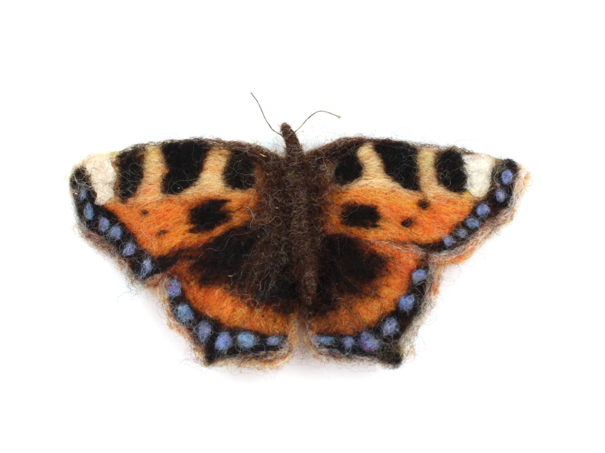 Felting Kit - Tortoiseshell Butterfly Small kit Needle Felting Kit