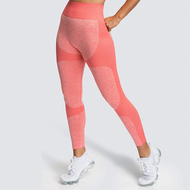 Lycra Seamless Yoga Set Women Fitness Bra Top Sportswear Woman Gym Leggings Push Up Strappy Sexy Sports Suits workout set