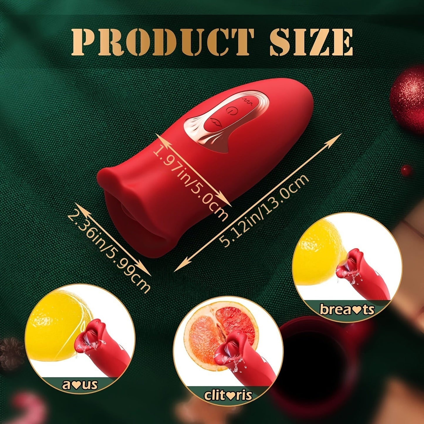 NNETM Rose Tongue Rotating Vibrator – 10 Vibration Modes