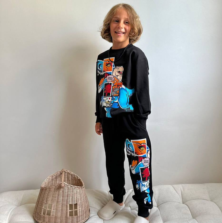 T-Rex Square Boys Joggers Set