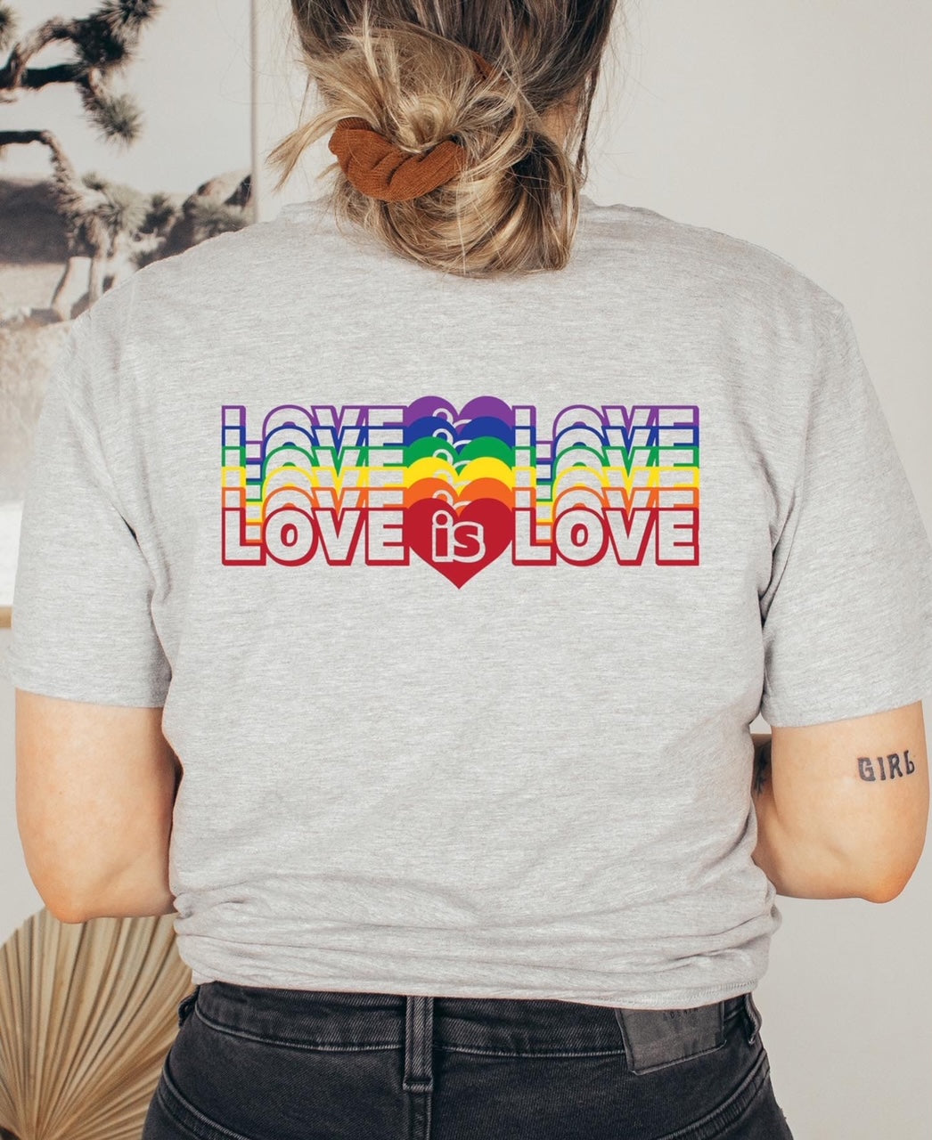 Love Is Love Option 1 (Front & Back Design)