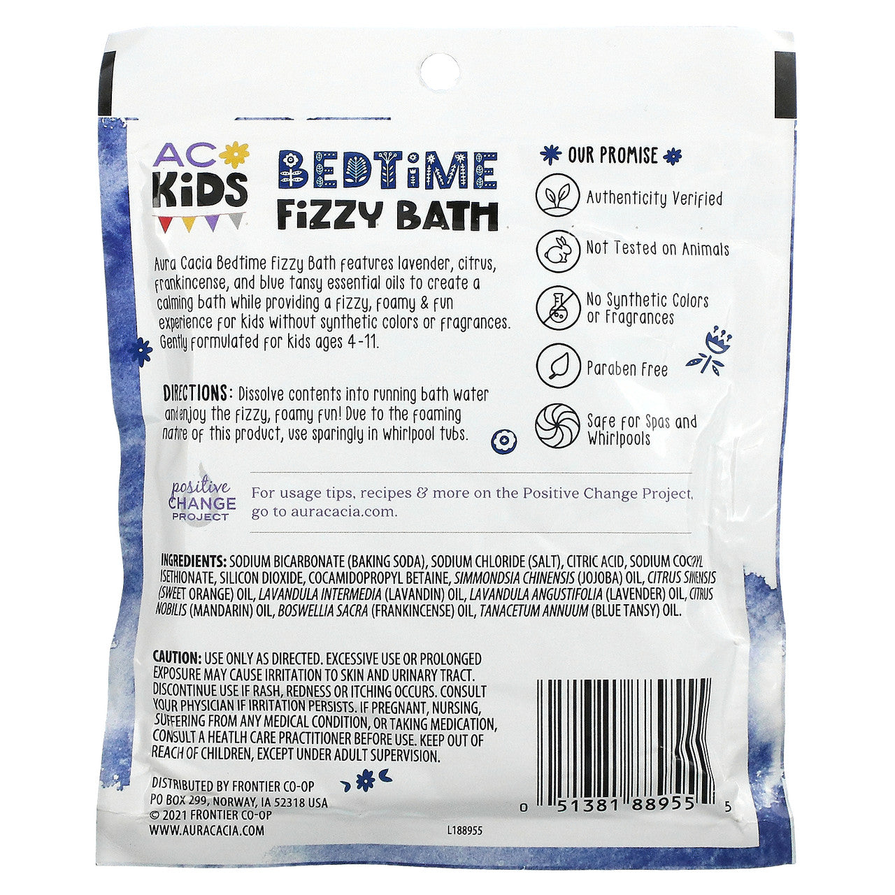 AC FIZZY BATH KID BEDTME ( 6 X 2.5 OZ   )