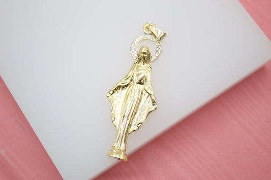 Jesus Christ With Halo CZ Pendant