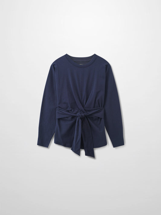 Tie Knot Tee-Navy