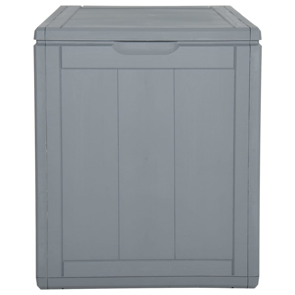 vidaXL Ներքնագավիթ Storage Box 23,8 գալար Մոխրագույն PP Rattan