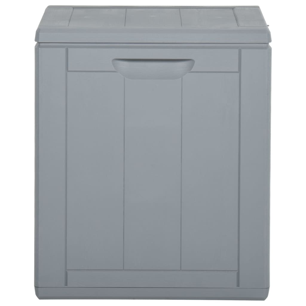 vidaXL Ներքնագավիթ Storage Box 23,8 գալար Մոխրագույն PP Rattan