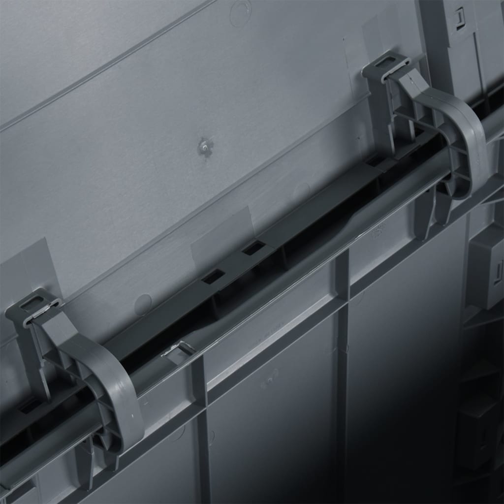 vidaXL Ներքնագավիթ Storage Box 23,8 գալար Մոխրագույն PP Rattan