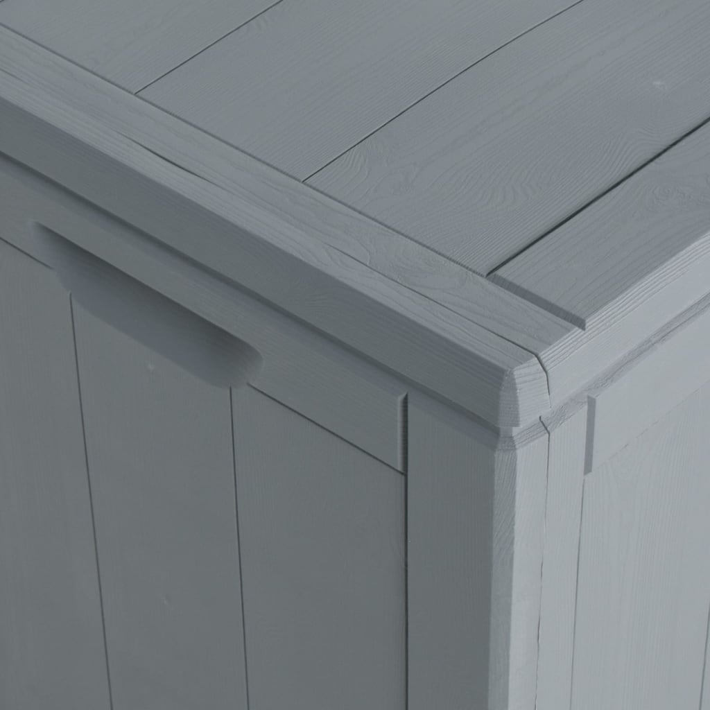 vidaXL Ներքնագավիթ Storage Box 23,8 գալար Մոխրագույն PP Rattan