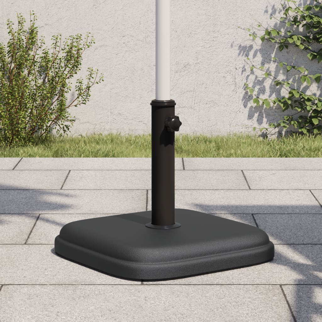 vidaXL Արևապաշտպան Հովանոցի Հիմք Ø1.3"/1.4"/1.5" Սյուների համար 24.3 ֆունտ քառակուսի