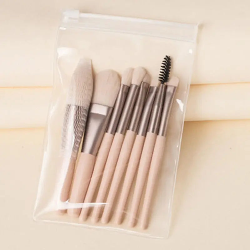 8PCS Macaron Makeup Brushes Set for Women