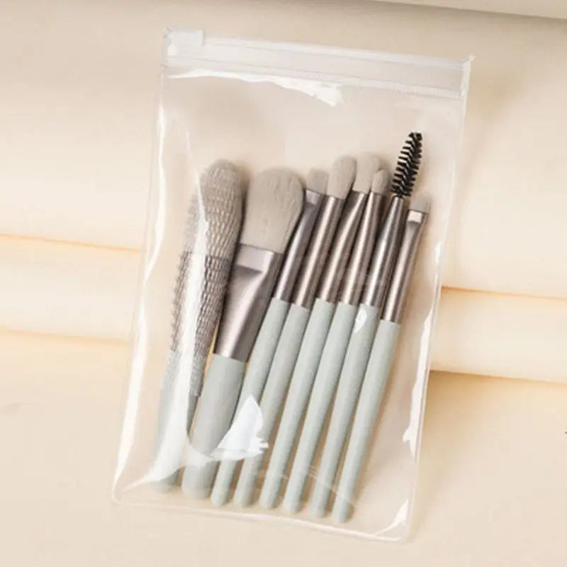 8PCS Macaron Makeup Brushes Set for Women