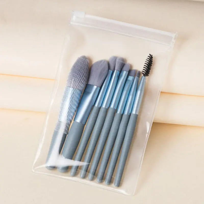 8PCS Macaron Makeup Brushes Set for Women