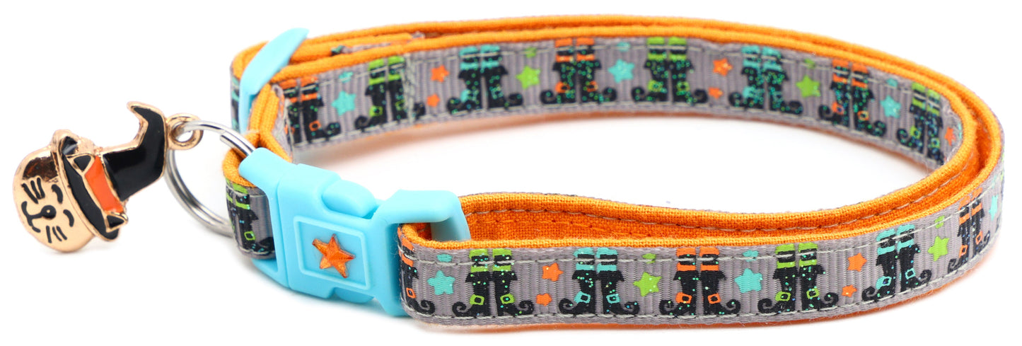 Witchy Boots Breakaway Cat Collar