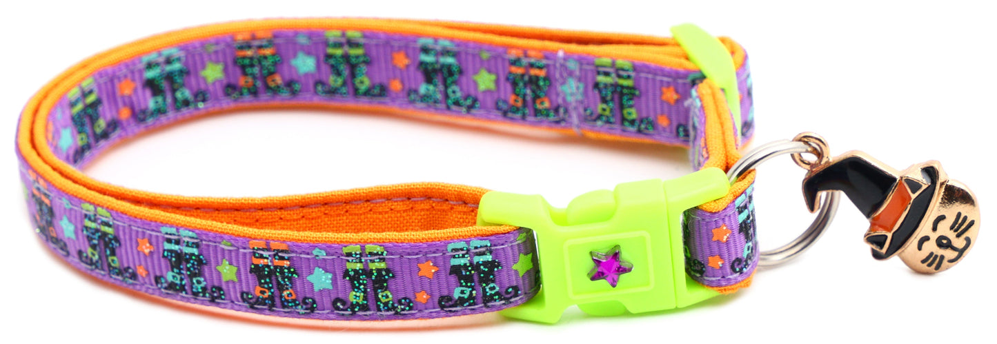 Witchy Boots Breakaway Cat Collar