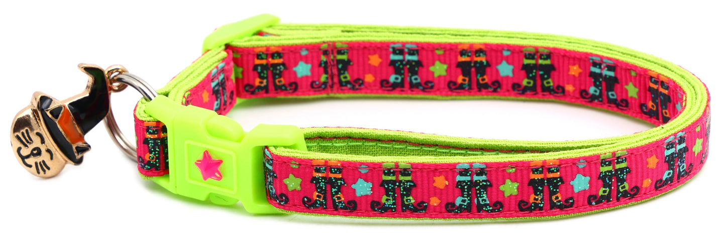 Witchy Boots Breakaway Cat Collar