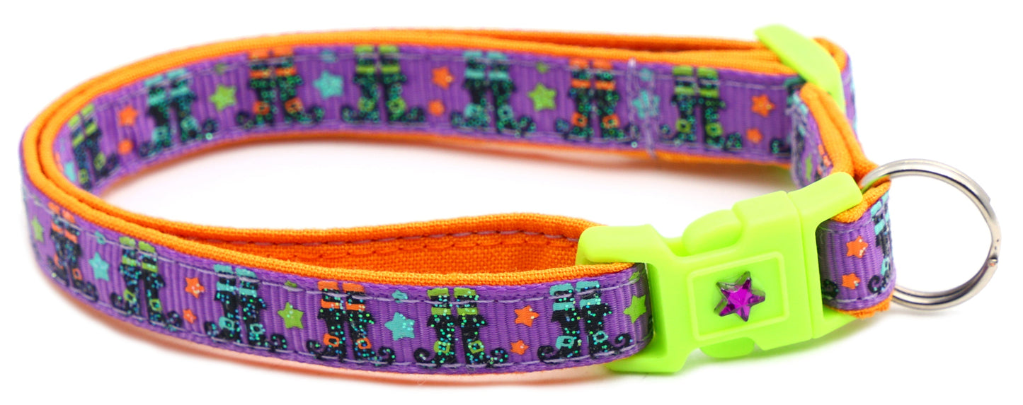 Witchy Boots Breakaway Cat Collar