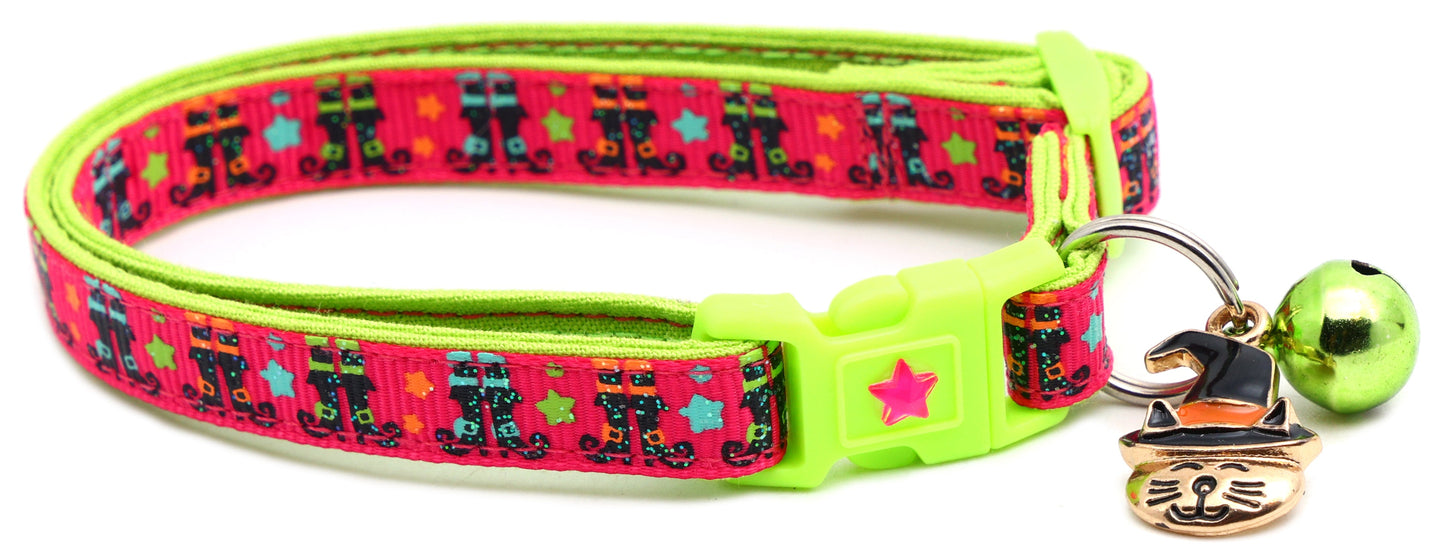 Witchy Boots Breakaway Cat Collar