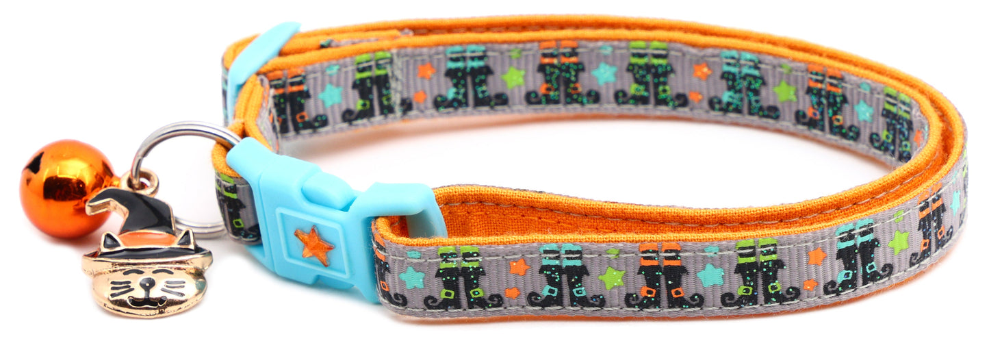Witchy Boots Breakaway Cat Collar