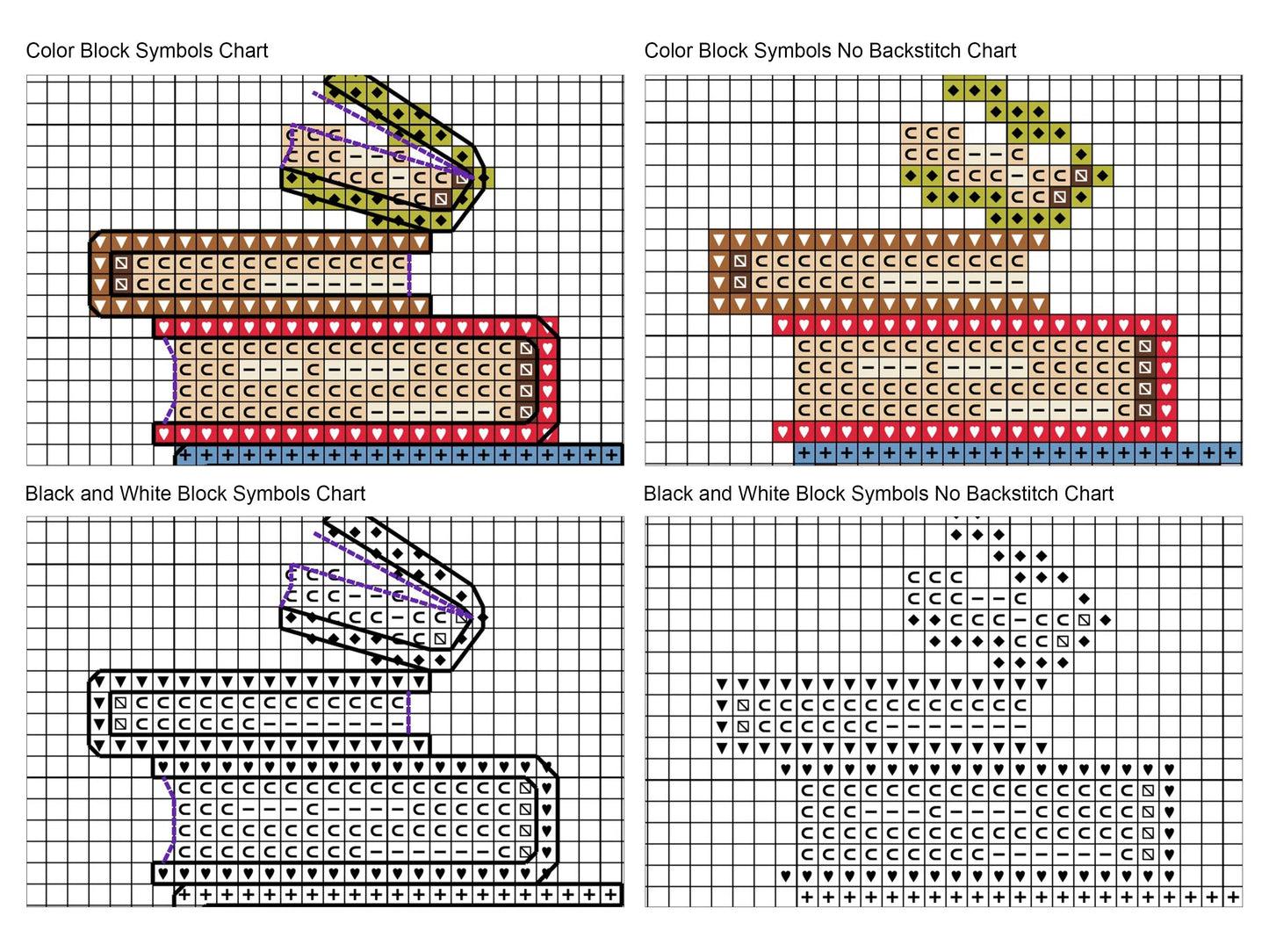 Bird with Books - PDF Cross Stitch Pattern