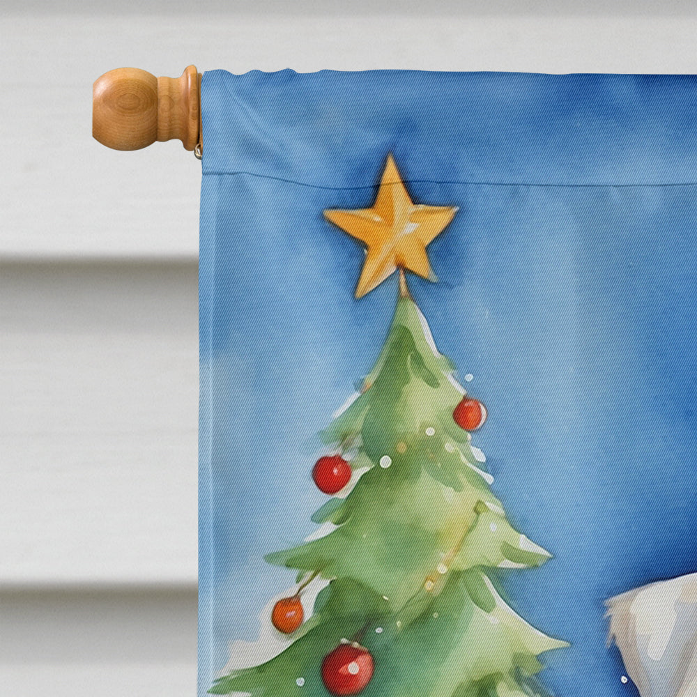 Sealyham Terrier Christmas Reindeer House Flag