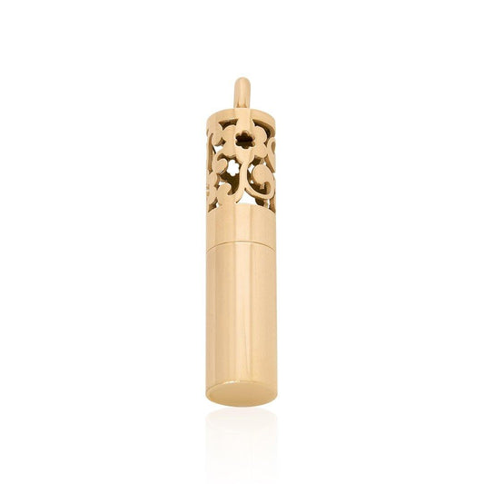 Flower Aromatherapy Cylinder Necklace FEP001RE