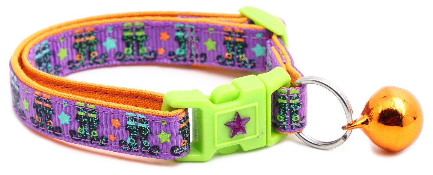 Witchy Boots Breakaway Cat Collar