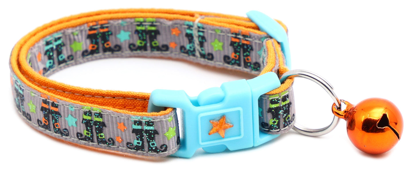 Witchy Boots Breakaway Cat Collar
