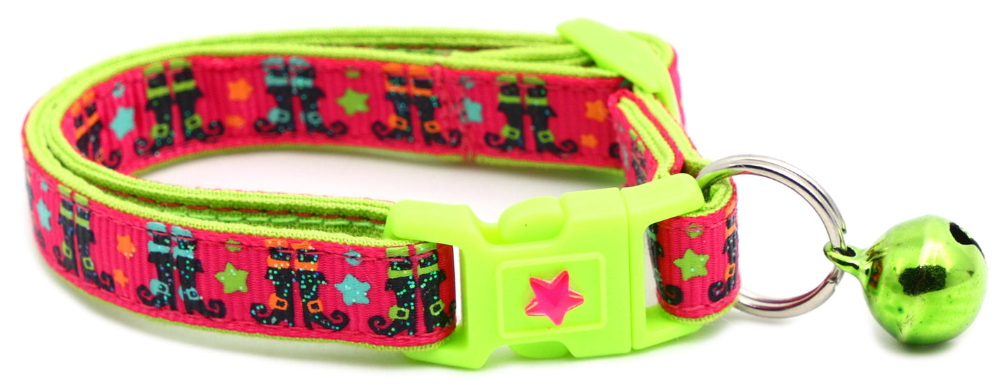 Witchy Boots Breakaway Cat Collar