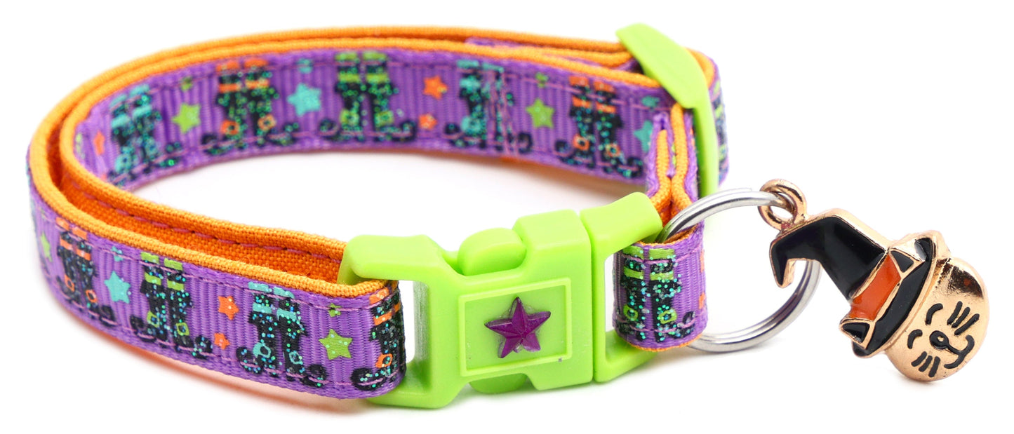 Witchy Boots Breakaway Cat Collar