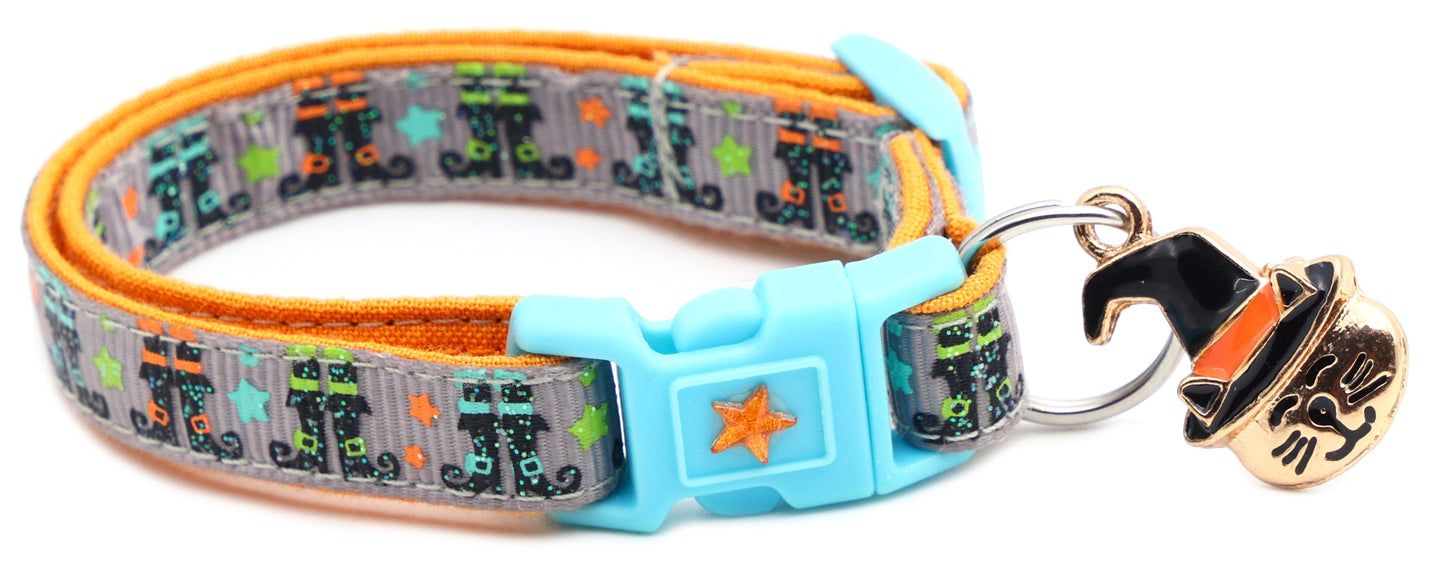 Witchy Boots Breakaway Cat Collar