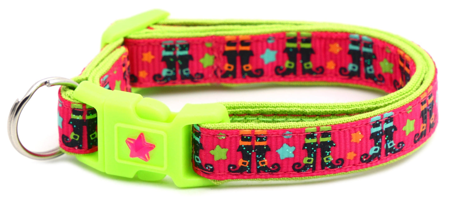 Witchy Boots Breakaway Cat Collar