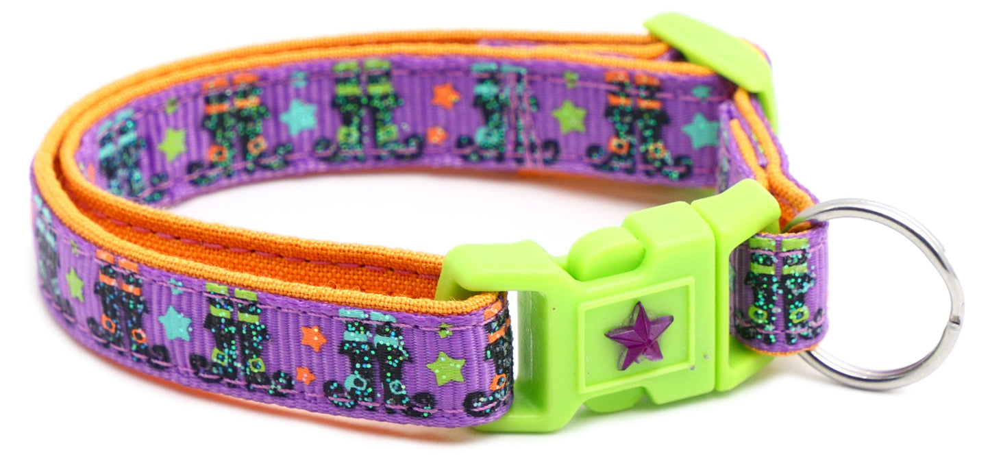 Witchy Boots Breakaway Cat Collar