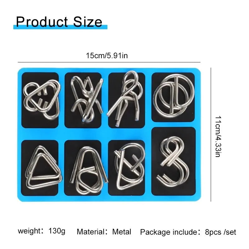 Montessori Metal Educational Toys Set
