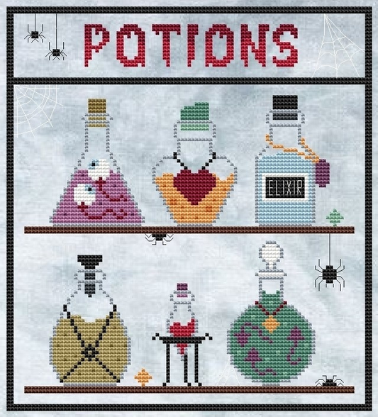 Potions - PDF խաչաձև կարի նախշ