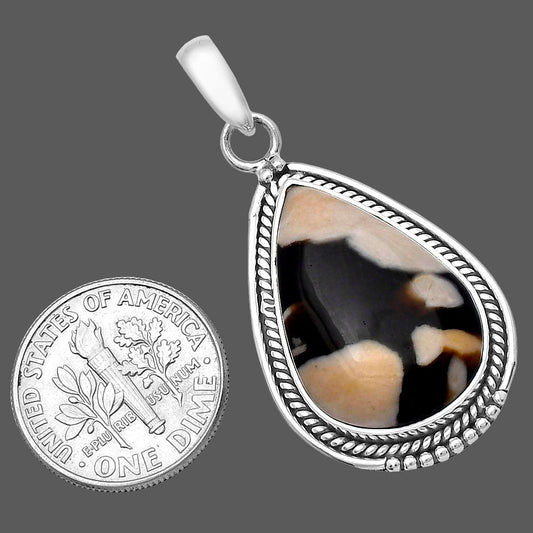 Natural Peanut Wood Pendant P-1511 SDP143787