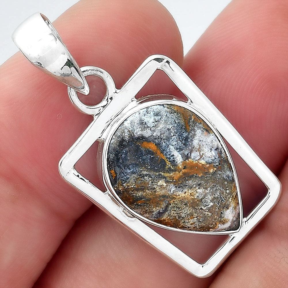Natural Indian Blanket Jasper Pendant P-1502 SDP156953
