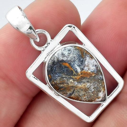 Natural Indian Blanket Jasper Pendant P-1502 SDP156953