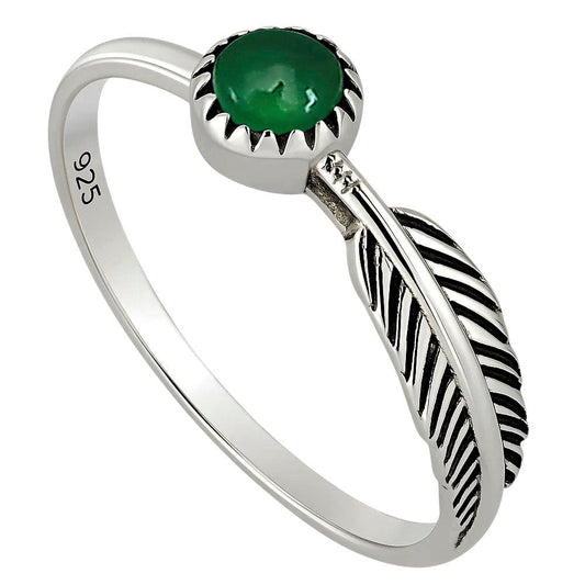 Green Onyx Ring size-5.5 R-1042 SDR251914