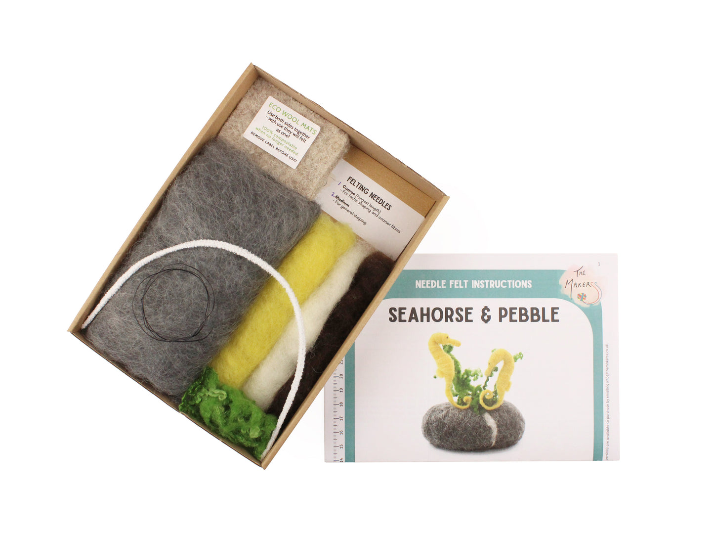 Felting Kit -  Seahorse Needle Felting Kit