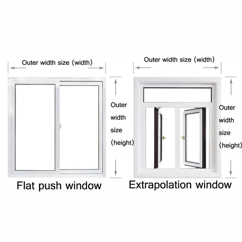 NNEIDS Double-Layer Insulation Film For Indoor Windows - Windproof Warm Soundproof - 1.4X1.8M